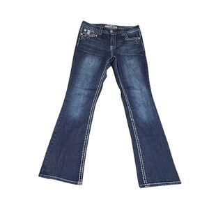 Paisley‎ Sky Bootcut Jeans Embellished Denim Women's Size 27